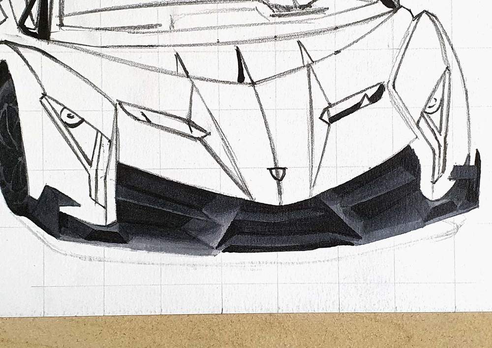 Lamborghini Veneno Coloring Page